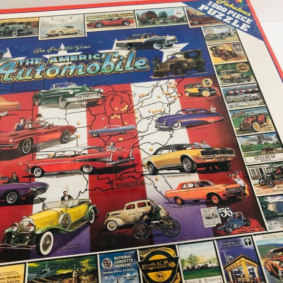 The American Automobile 1000 Piece Jigsaw Puzzle Nostalgia Cars Trucks New - Picture 5 of 5